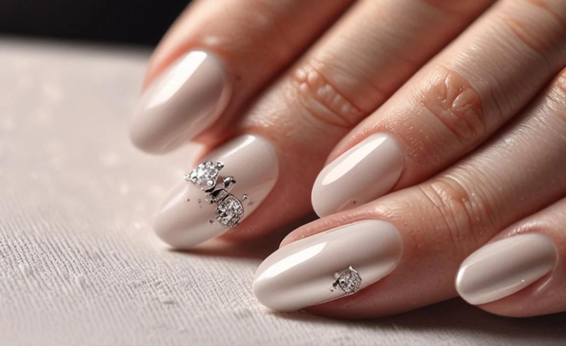 Stunning Bridal Nail Designs To Elevate Your Wedding Look 5 Classic Bridal Nail Designs