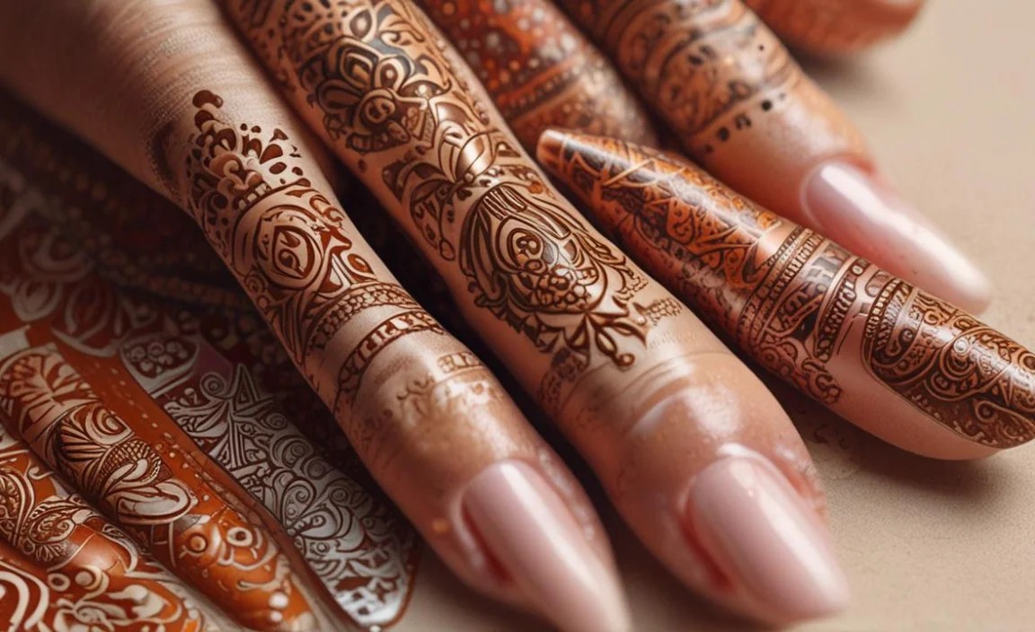 Indian Mehndi Inspired Nails: Stunning Essentials 3 Deconstructing Mehndi Patterns: What to Look For