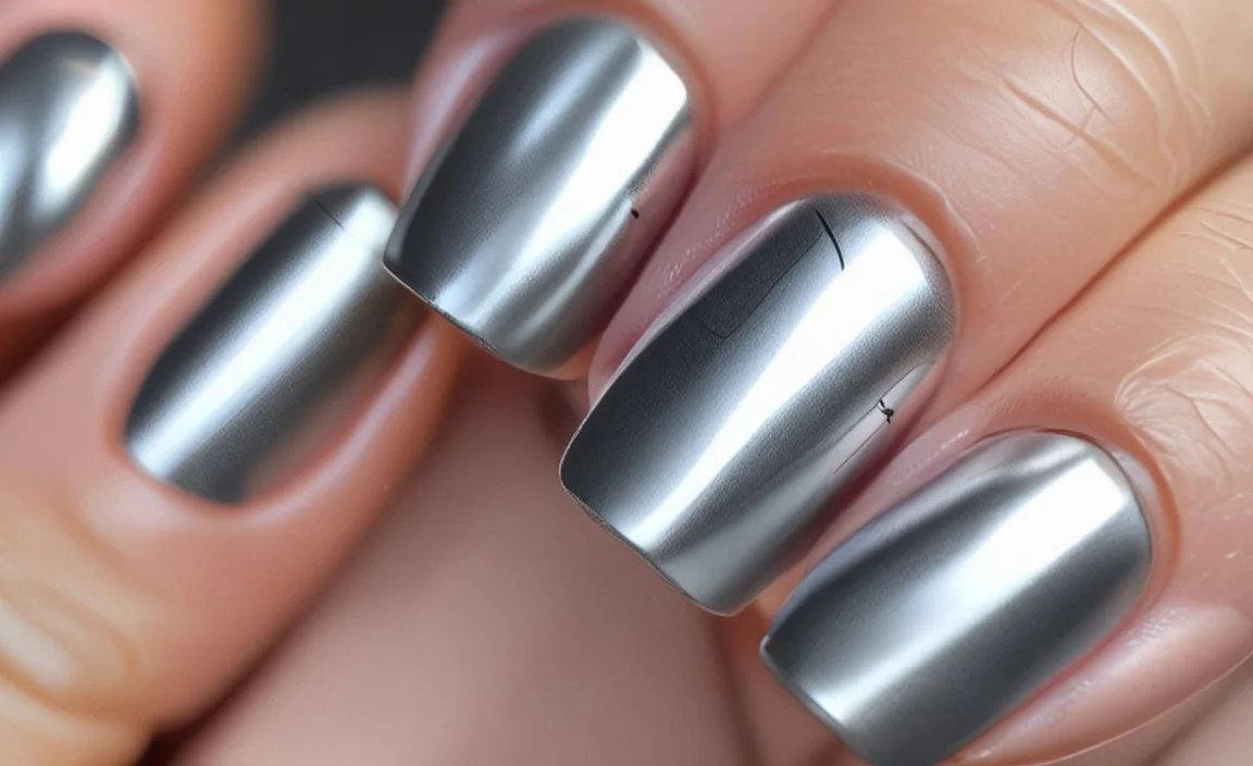 Effortless Metallic Silver Nail Design Techniques