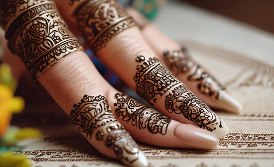 Indian Mehndi Inspired Nails: Stunning Essentials 5 Essential Colour Combinations for Mehndi Nails