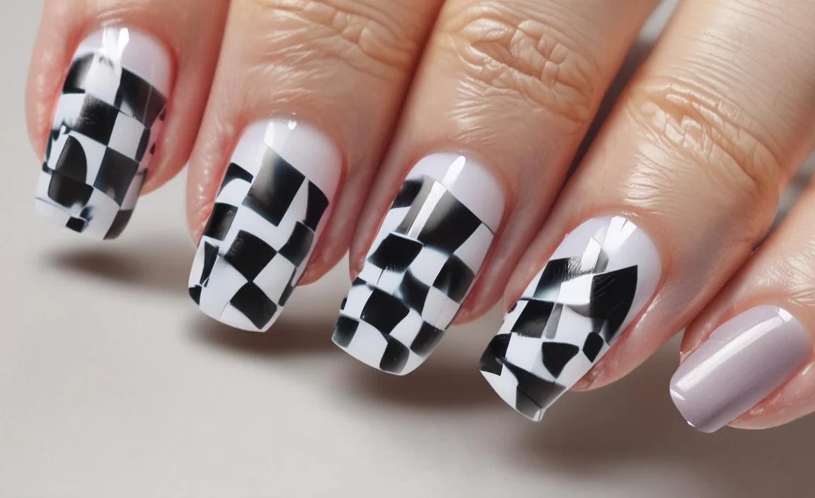 Trendy Checkerboard Nail Designs: Get Inspired Today! 4 Essential Tools and Materials
