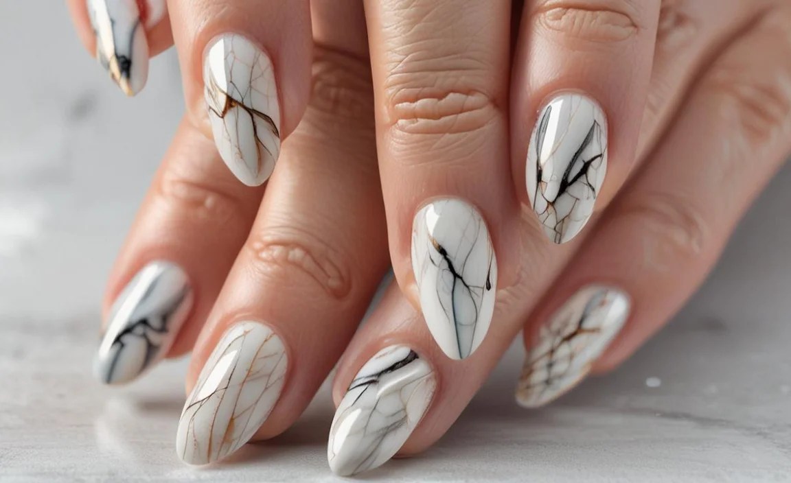 Almond Nail Design: Stunning Marble Finish 2 Essential Tools and Materials You’ll Need