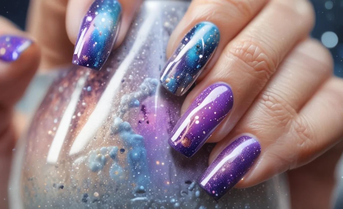 Galaxy Space Nail Design: Proven Colors For Stunning Nails 1 Galaxy Space Nail Design: Your Beginner’s Guide