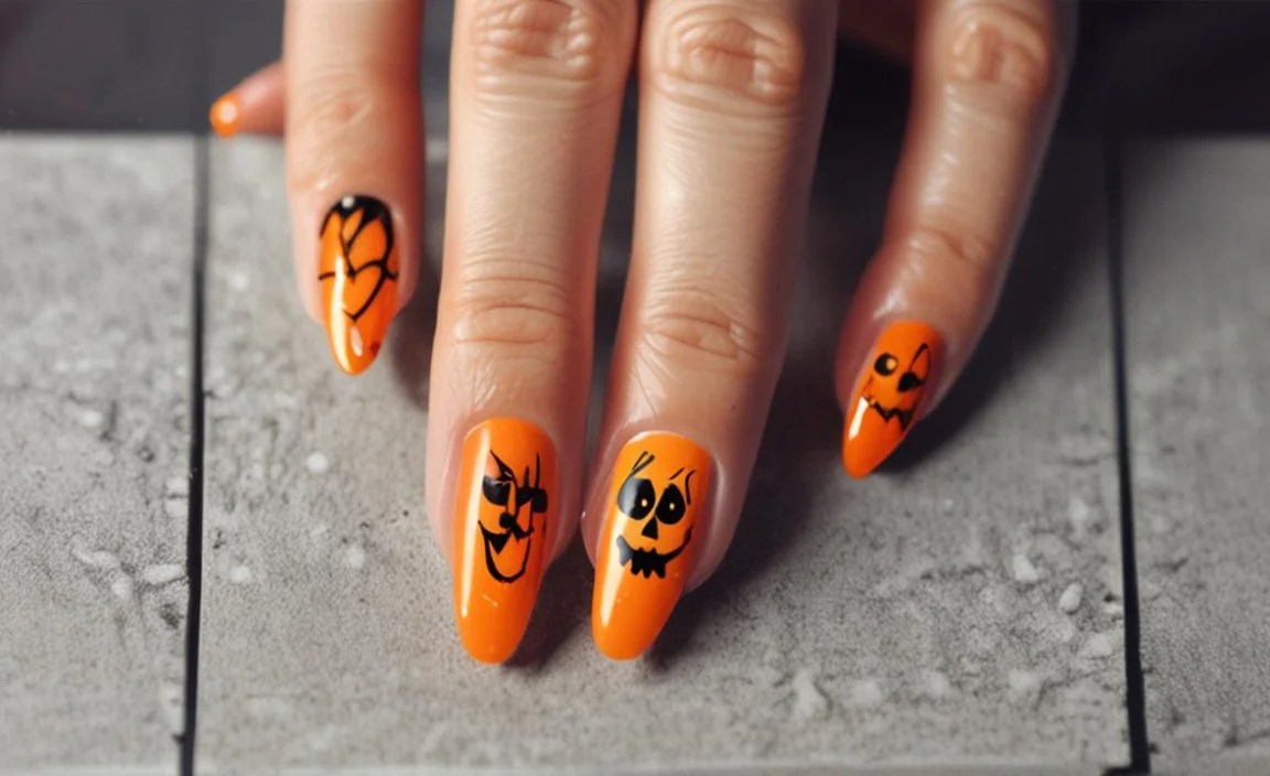 Halloween Pumpkin Nails Design: Stunning & Essential 3 Getting Started: Preparing Your Canvas