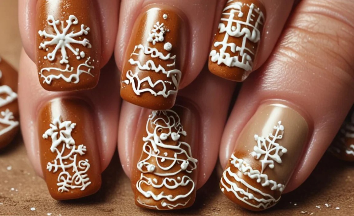 Maintaining Your Gingerbread Manicure