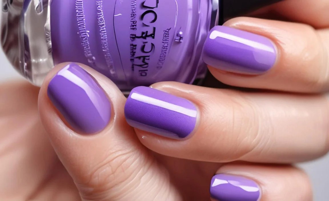 Maintaining Your Lavender Purple Gradient Nails
