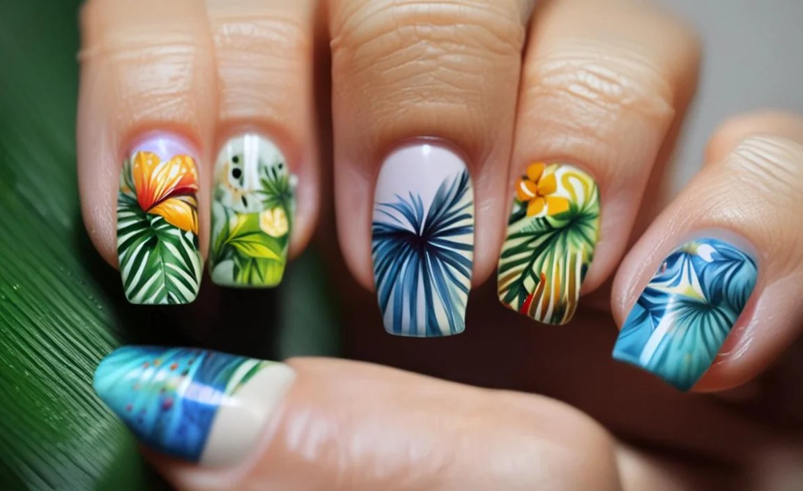 Tropical Nail Designs: Stunning & Essential 5 Maintaining Your Tropical Masterpieces