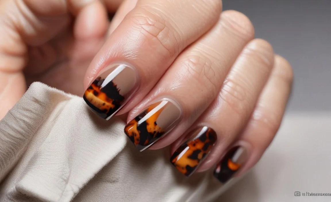 Square Tortoiseshell Nails: Essential Style 5 Pro Tips for Perfect Tortoiseshell Nails