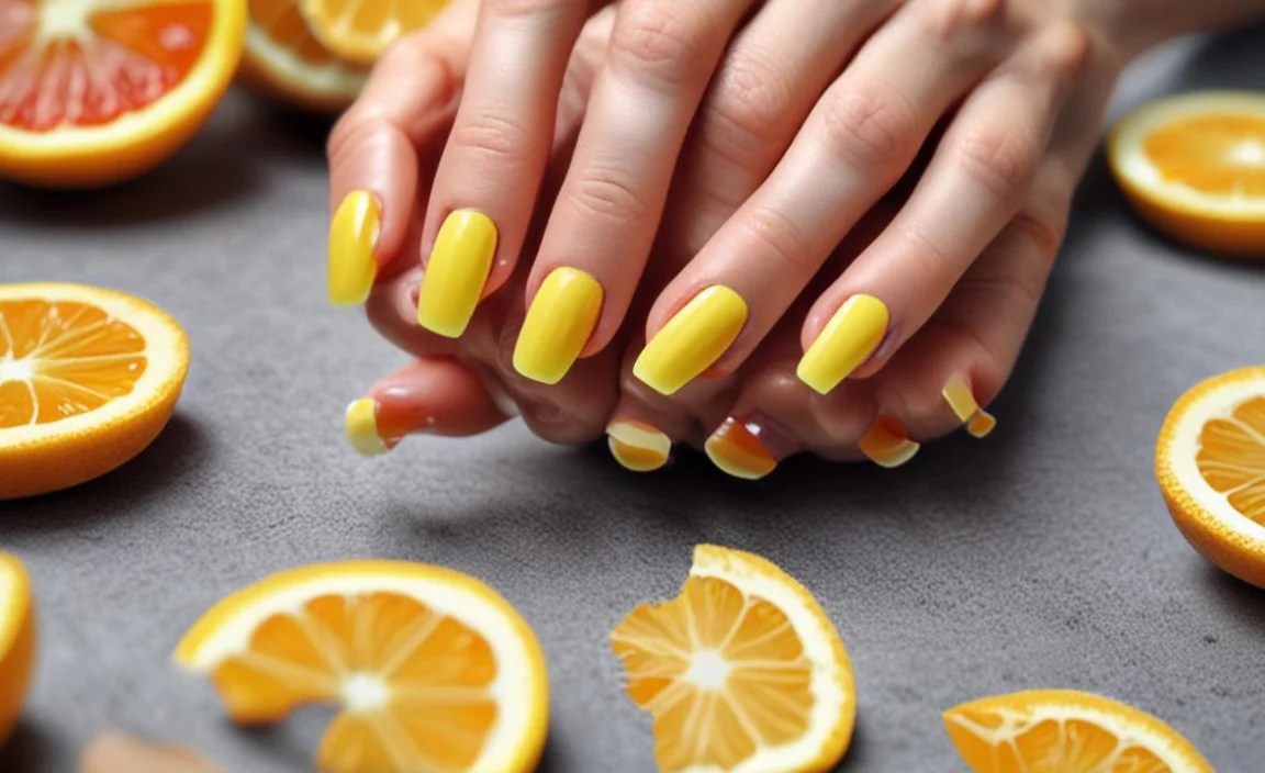 Step-by-Step: Creating Your Citrus Slice Nails