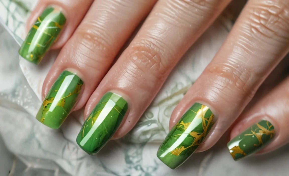 Proven Green Marble Nails With Gold Leaf: Essential Trends 4 Tools and Techniques for Advanced Effects