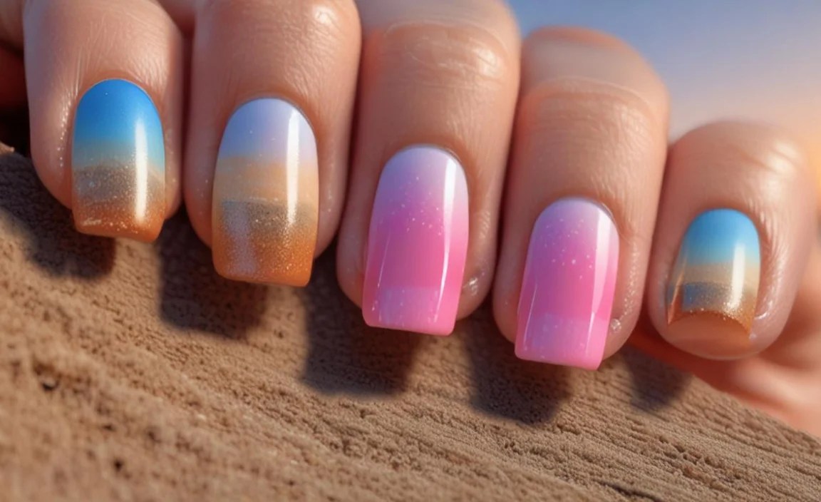 Beach Sunset Ombre Nails: Effortless Beauty 4 Troubleshooting Common Beach Sunset Ombre Nail Challenges