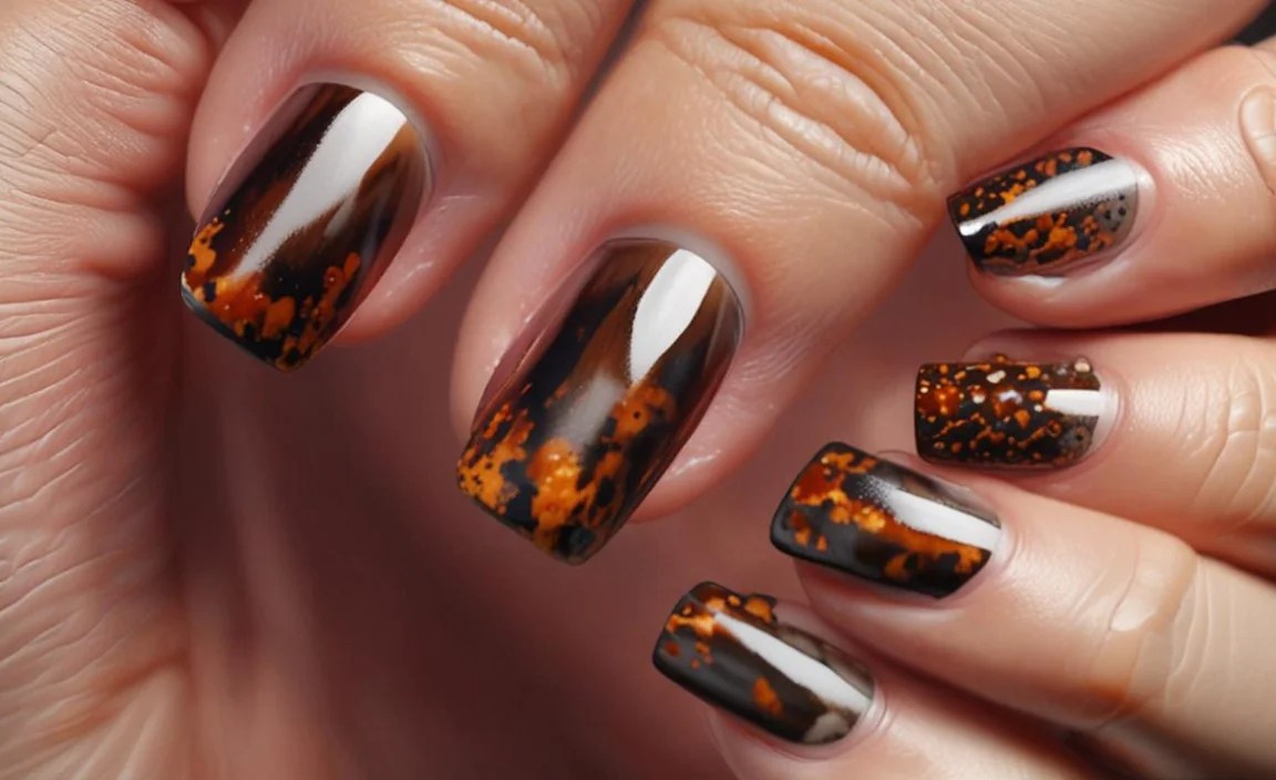 Square Tortoiseshell Nails: Essential Style 2 Why Square Tortoiseshell Nails Are So Chic