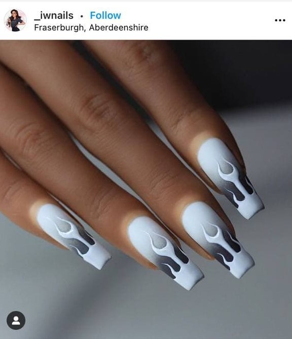 50 Ideas of the FLAME Nail Designs and Arts to Copy in 2024