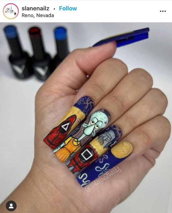 20 Squid Game Nail Designs with Tutorials for 2025 NAILSPIRATION
