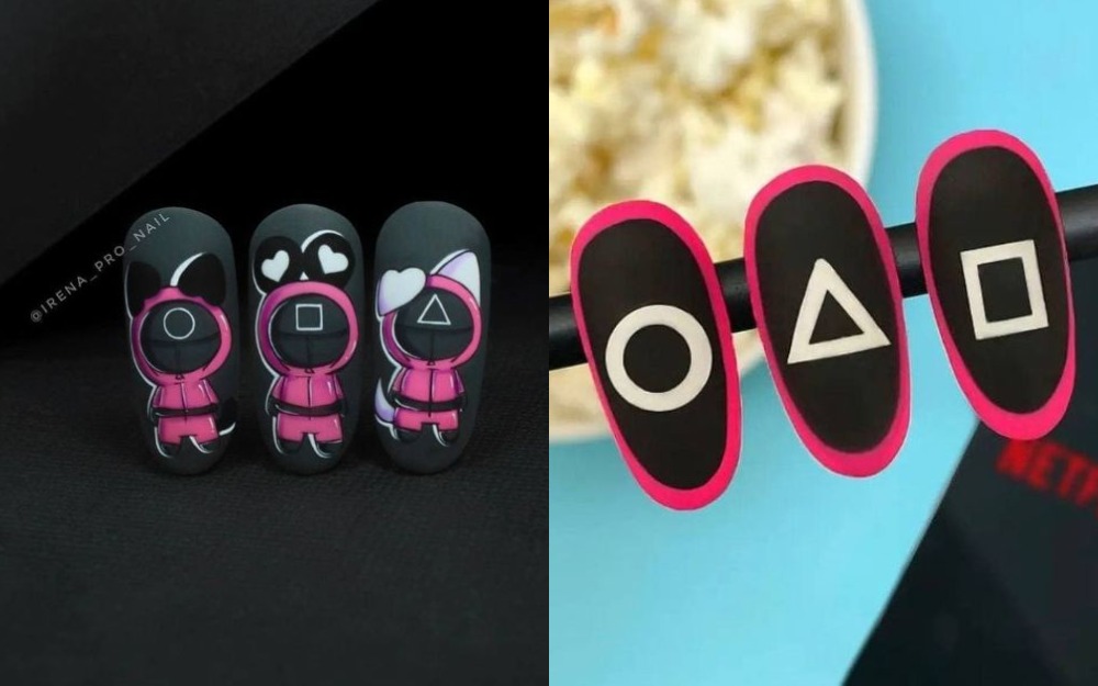 20 Squid Game Nail Designs with Tutorials for 2025 NAILSPIRATION