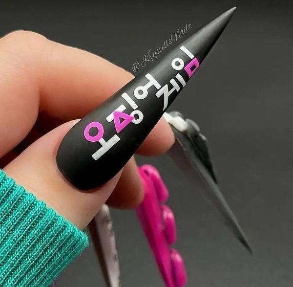 20 Squid Game Nail Designs with Tutorials for 2025 NAILSPIRATION