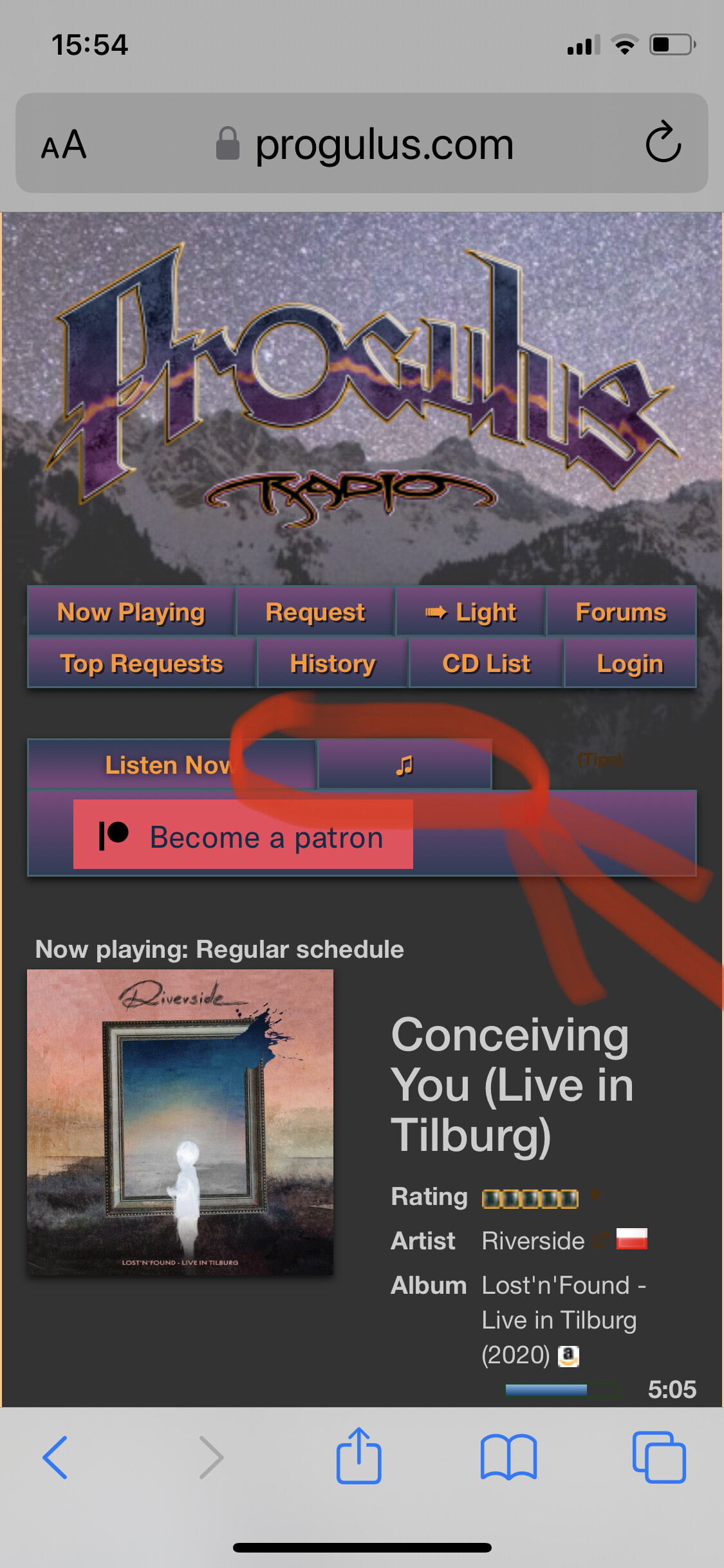 Missing one of my fav radio stations no audio Streaming Audio Naim