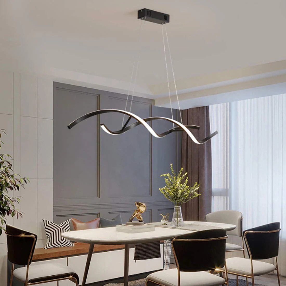 Linear Chandelier B Nairobi Lights