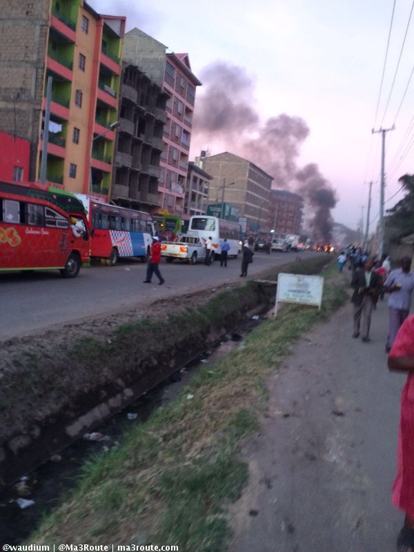 MCA Stoned by Angry Residents in Donholm During Protest Over Poor Roads