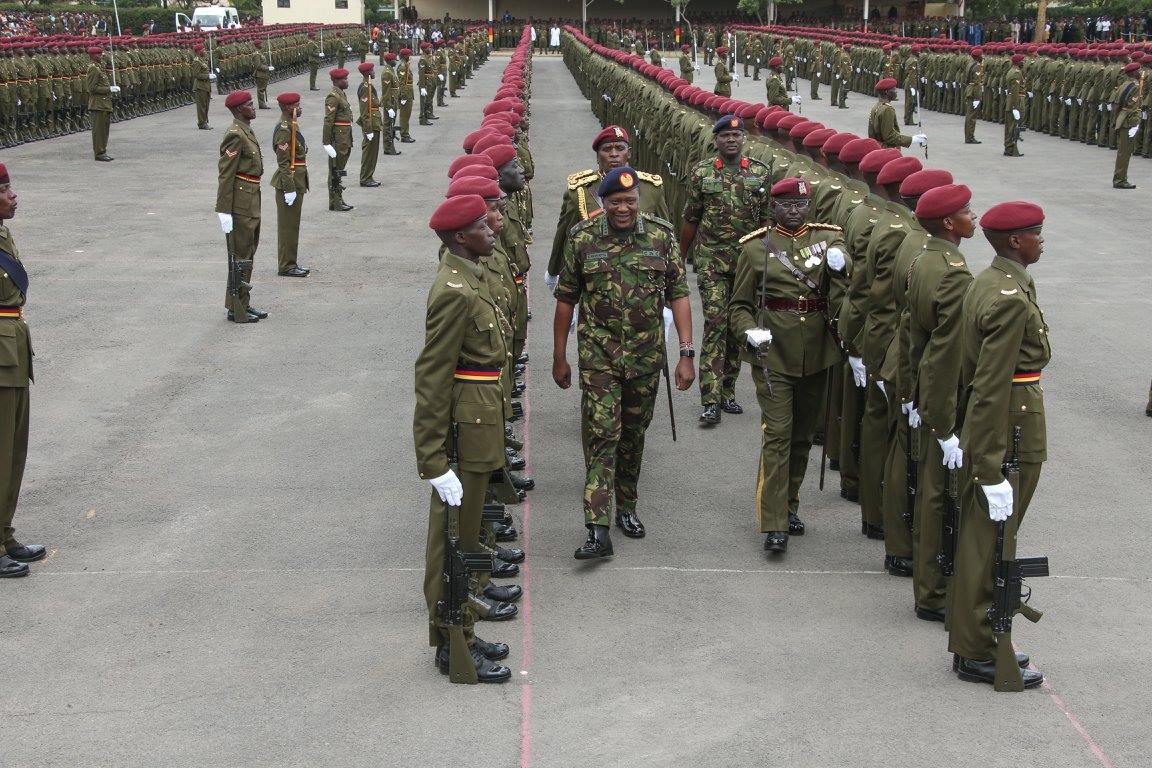 PHOTOSPresident Uhuru Kenyatta In Military Uniform Again