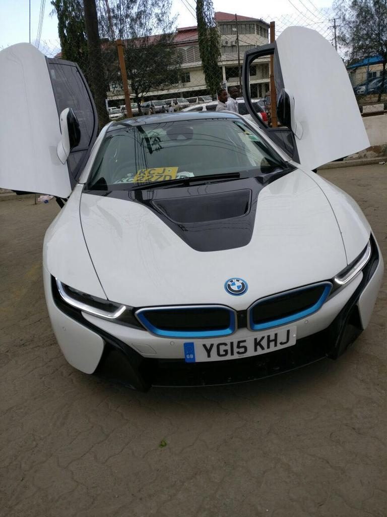 PHOTOS Kenyan Turns Heads with Sh14 Million Hybrid BMW i8 Luxury