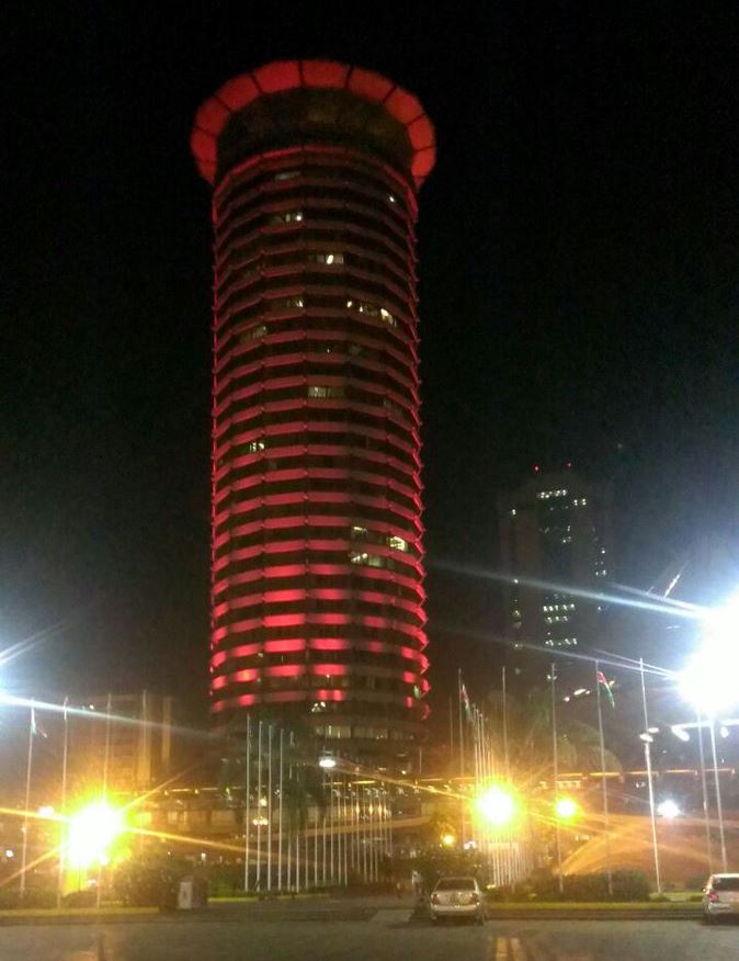 After UAP Tower, KICC Lights Up Nairobi for Christmas