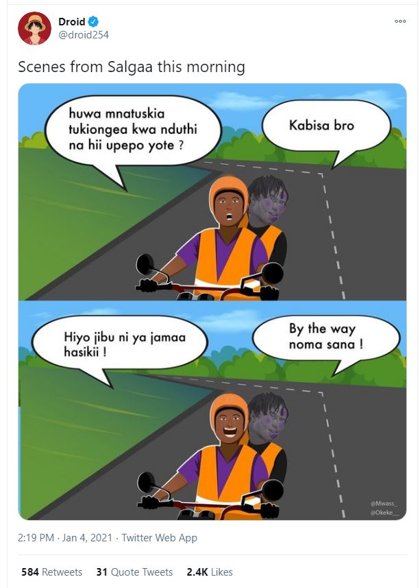 The Trending Pics and Memes in Nairobi Today