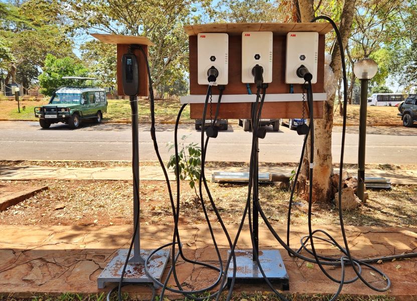 Nairobi National Park Equipped with SolarPowered Vehicle Charging