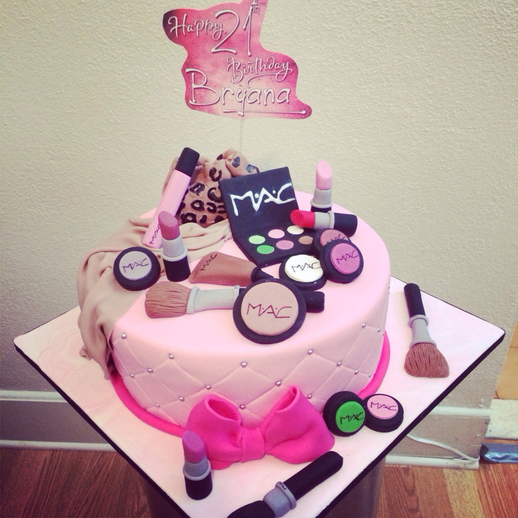 Happy birthday to shamika mane! Mac Makeup Cake Nais Cakes