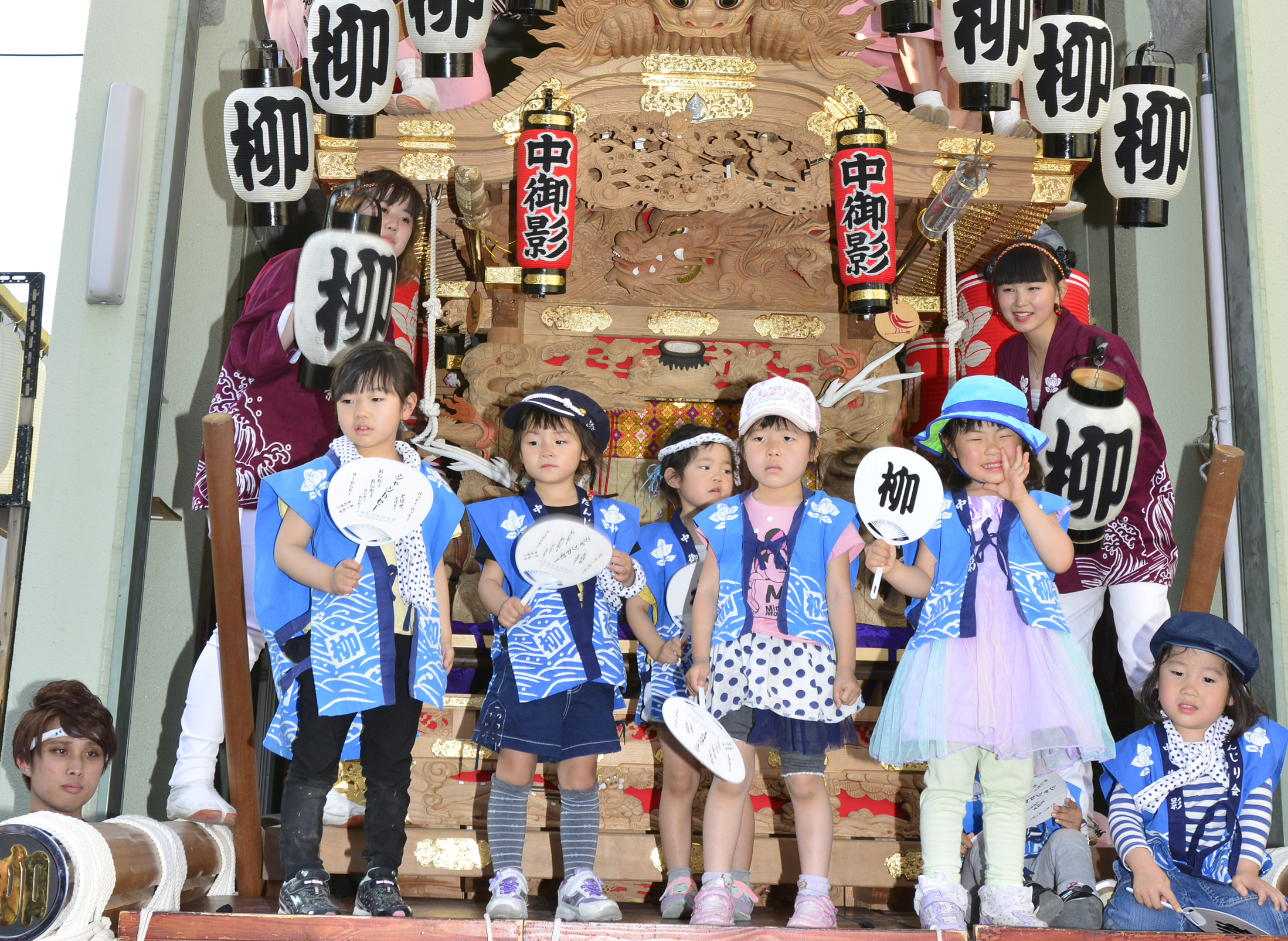 だんじりに乗ってダンスタイム