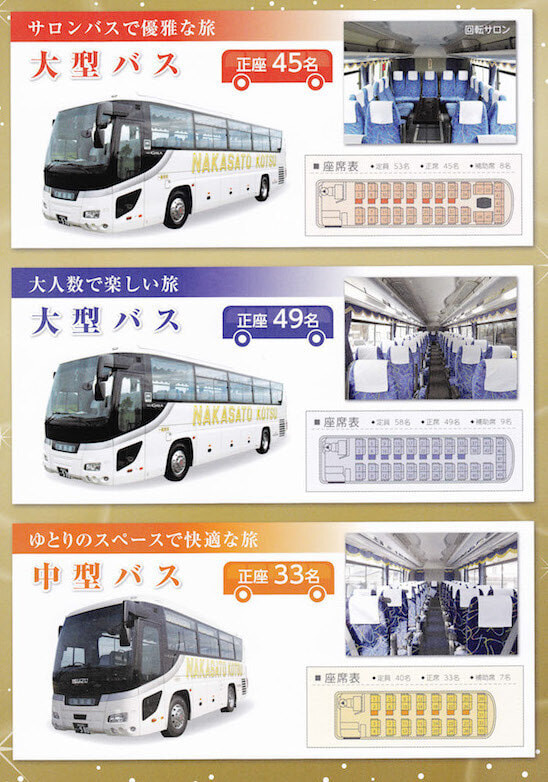 大型・中型バス│中里交通株式会社