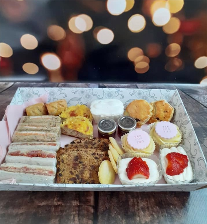 Luxury Afternoon Tea Hamper for Two Dairy & Gluten Free Naked Wedding