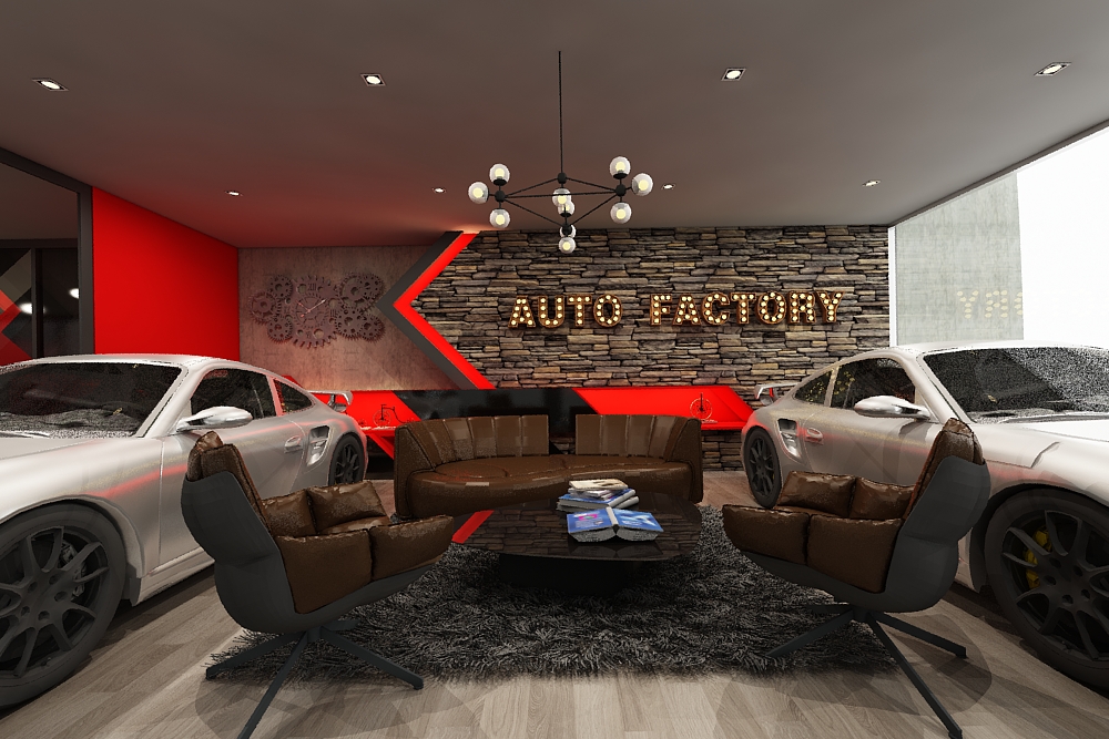 Auto Factory Showroom Nakkaraj Design