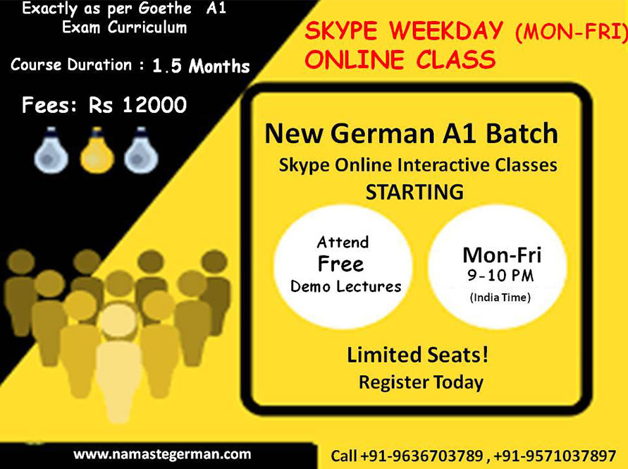 Namaste German Best German Language Classes in Jaipur, German Language