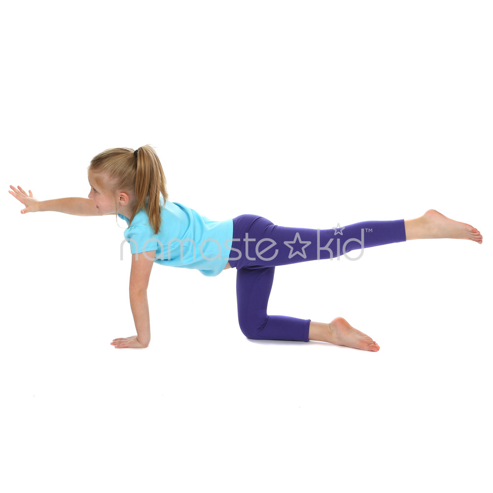 Balancing Table Pose Yoga Poses for Kids, Classroom Yoga Namaste Kid