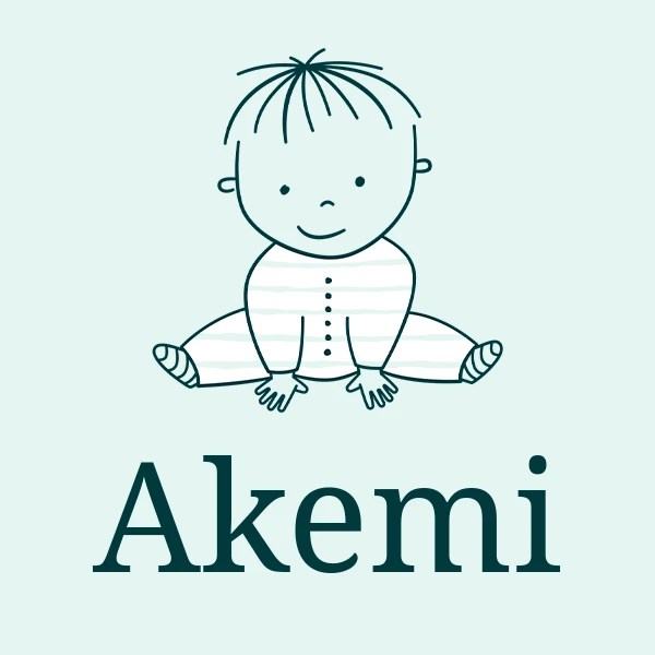 Girl's name Akemi – Meaning, Origin & Popularity 2024