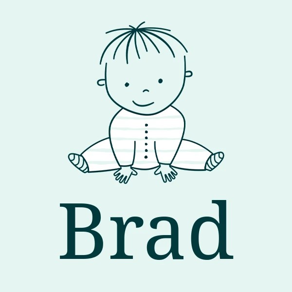 Boy's name Brad Meaning, Origin & Popularity 2024