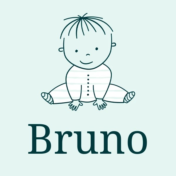 Boy's name Bruno Meaning, Origin & Popularity 2024