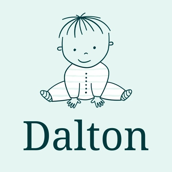Boy's name Dalton Meaning, Origin & Popularity 2024