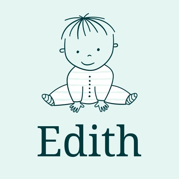Name Edith Meaning, Origin & Popularity 2024