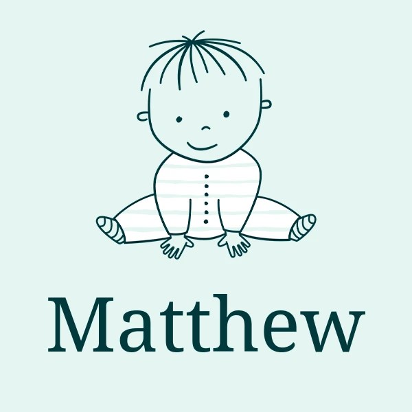Matthew Boy's name Meaning, Origin, Popularity