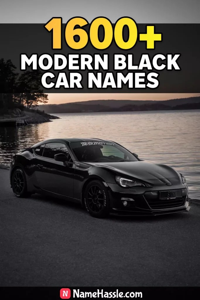 1200+ Best Black Car Names Ideas (Generator) [October 2024]