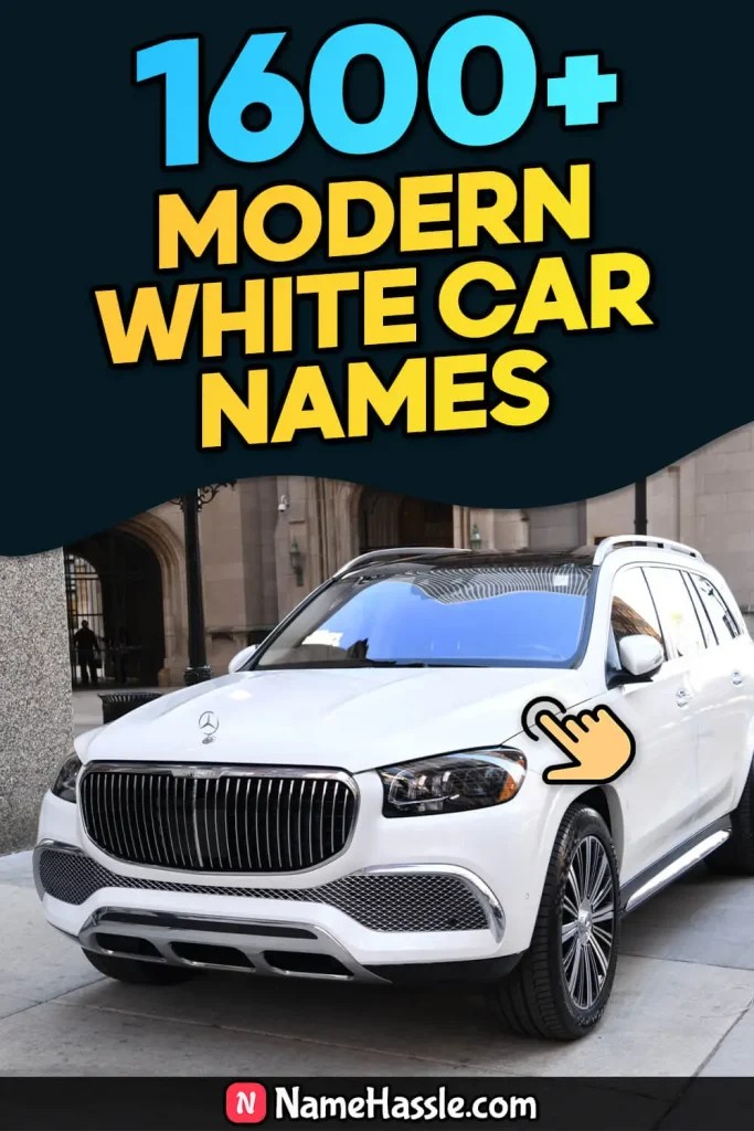 1600+ Best White Car Names Ideas (Generator) [October 2024]
