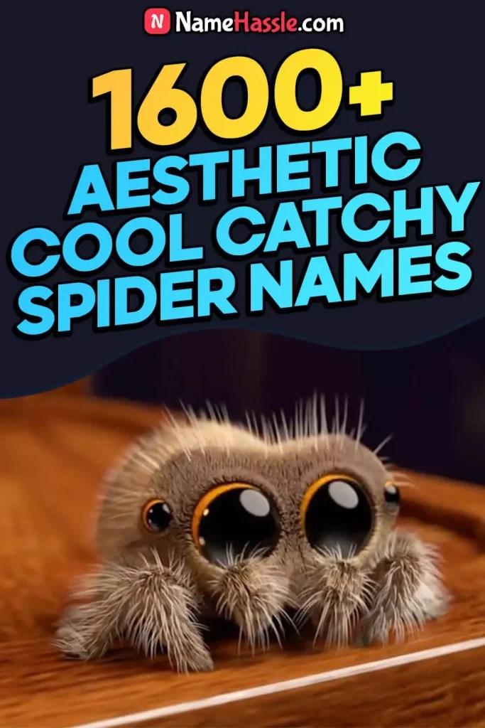 1600+ Cool Catchy & Unique Spider Names Generator 2024