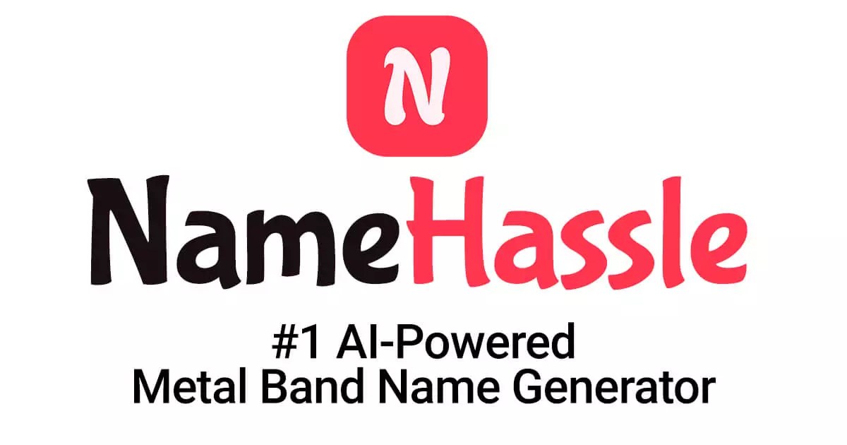 Free Metal Band Name Generator (Get Instant Ideas) NameHassle