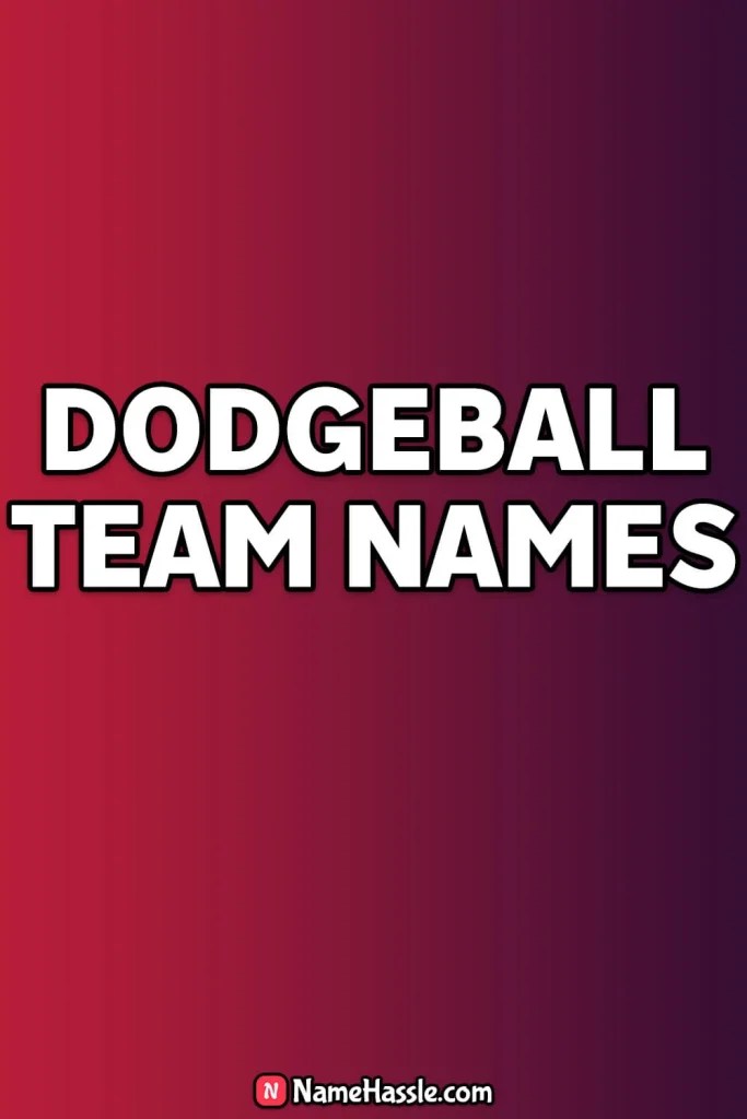 1600+ Unique Dodgeball Team Names Ideas (Generator) [2024]