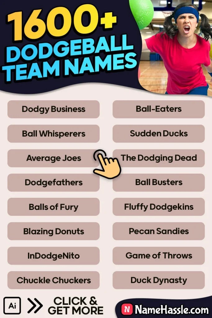 1600+ Unique Dodgeball Team Names Ideas (Generator) [2024]