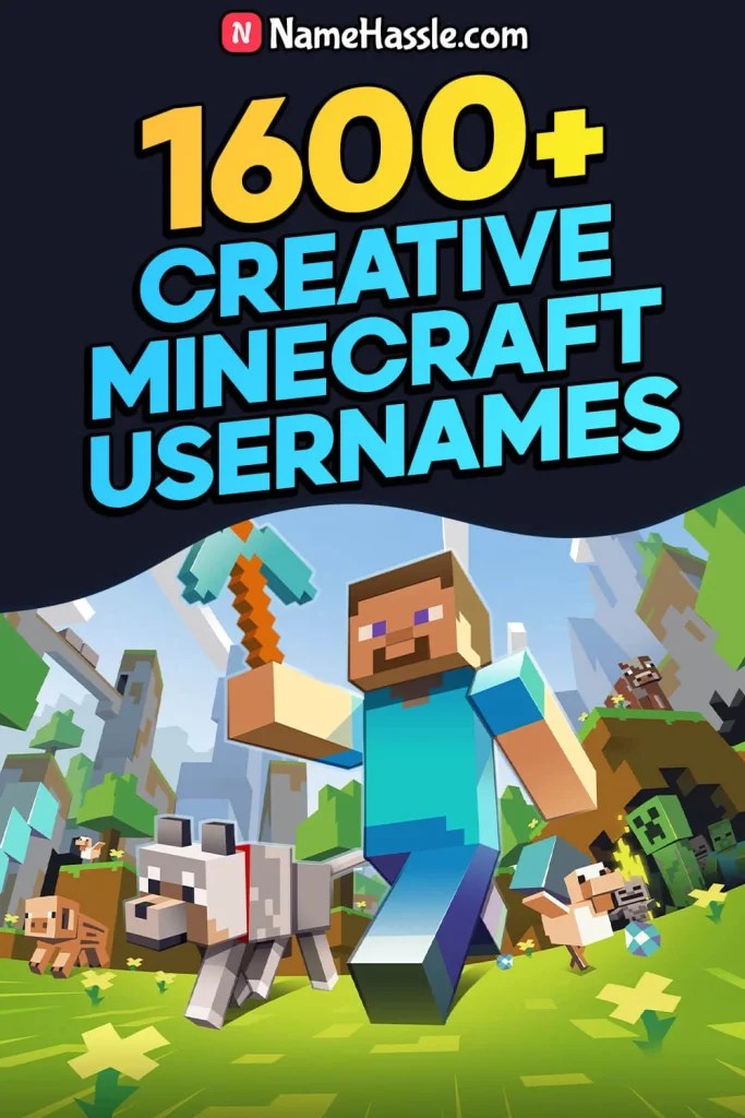 1600+ Unique Minecraft Usernames Ideas (Generator) [2024]