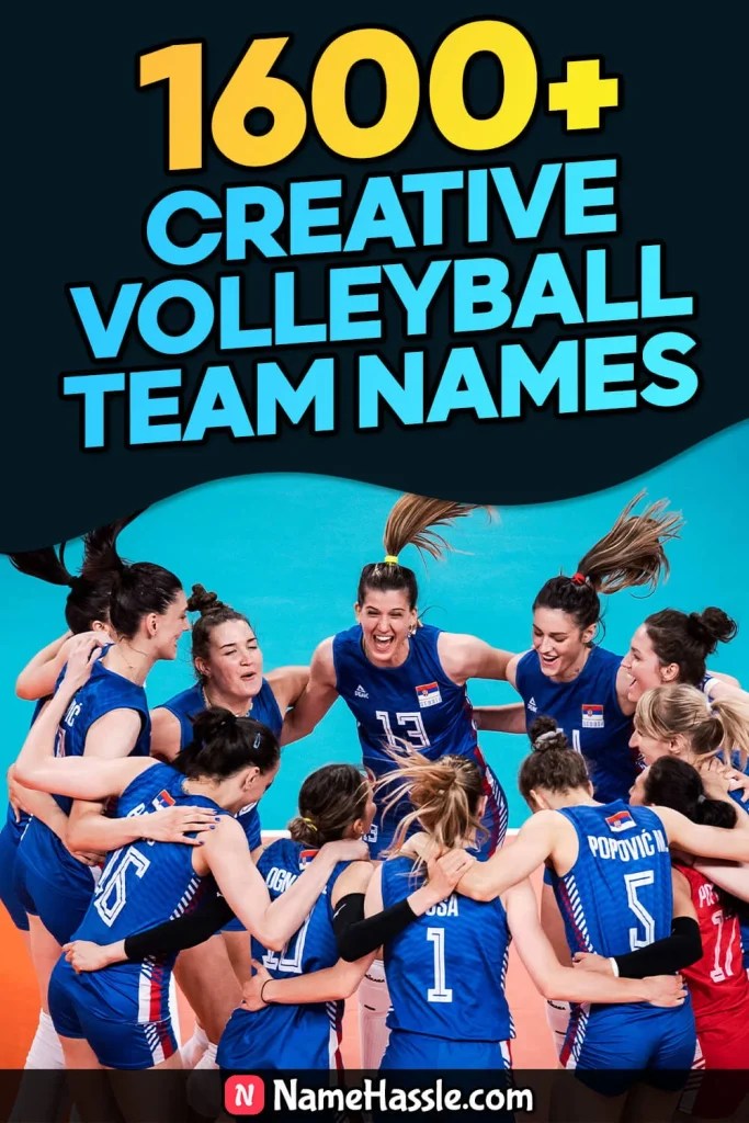 1600+ Unique Volleyball Team Names Ideas (Generator) [2024]