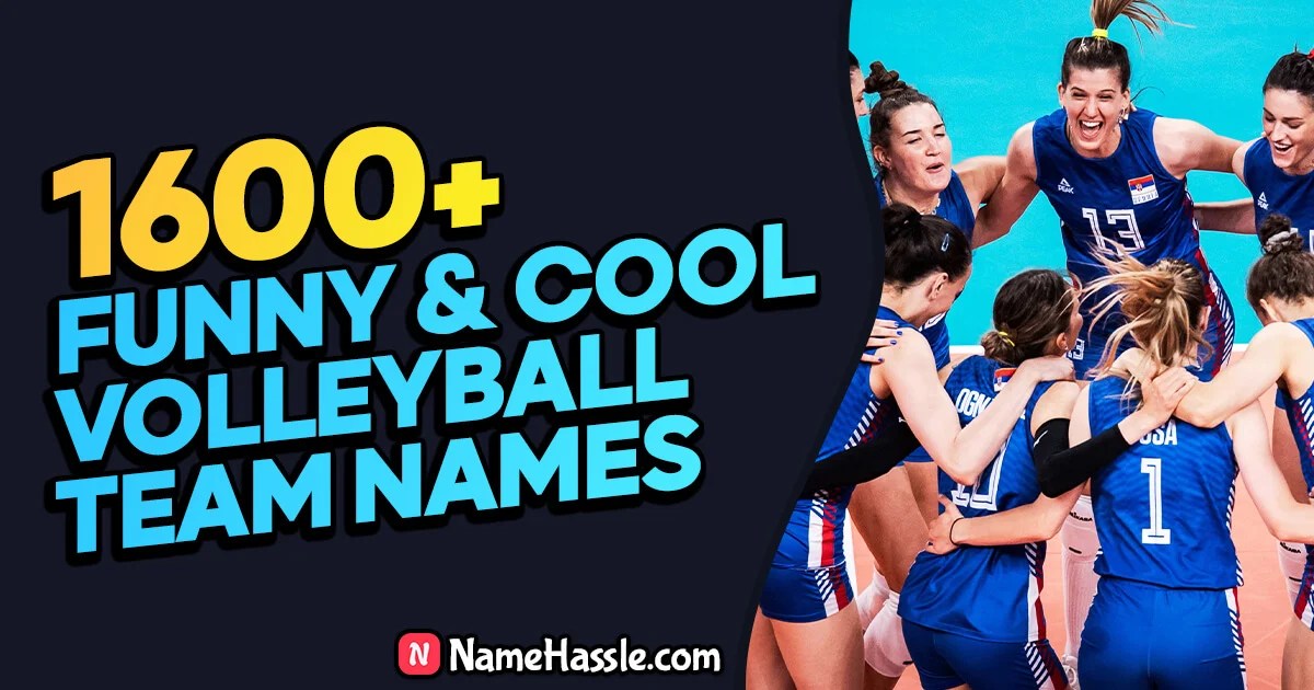 1600+ Unique Volleyball Team Names Ideas (Generator) [2024]